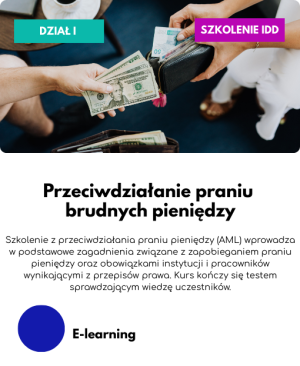 Przeciwdziałanie praniu pieniędzy (60 min)