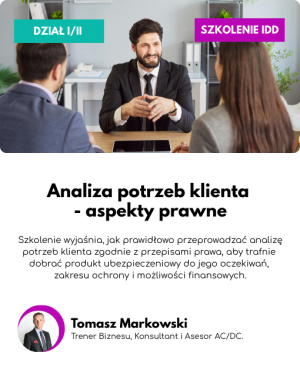 analiza potrzeb klienta - aspekty prawne