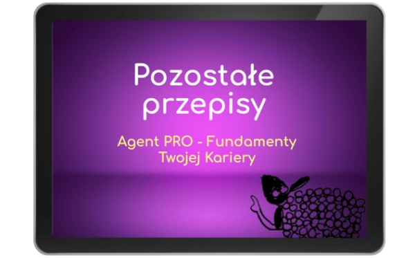 Pozostałe przepisy mające zastosowanie w działalności ubezpieczeniowej (60 minut)