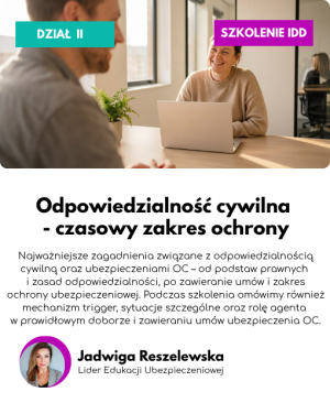 Odpowiedzialność cywilna – czasowy zakres ochrony
